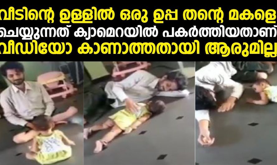 ഈ കുഞ്ഞുമകളുടെയും അച്ഛന്റെയും പ്രവൃത്തി ആരെയും വളരെയധികം സന്തോഷിപ്പിക്കും…