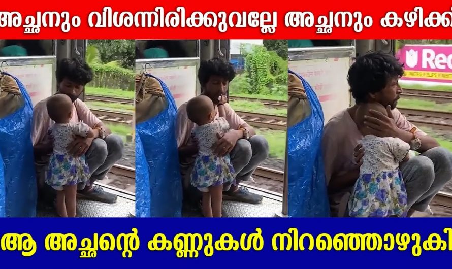 ട്രെയിനിൽ യാത്ര ചെയ്യുന്ന അച്ഛന്റെയും മകളുടെയും വീഡിയോ ആരെയും ഞെട്ടിക്കും…