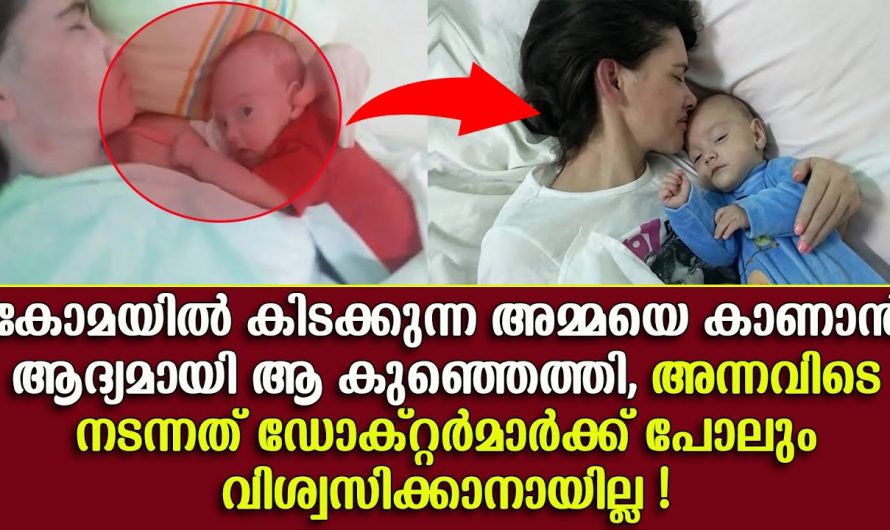 മൂന്നുമാസം പ്രായമായ കുഞ്ഞ് അമ്മയെ ജീവിതത്തിലേക്ക് തിരിച്ചു കൊണ്ടുവന്നു,  ഇതാരെയും ഞെട്ടിക്കും.