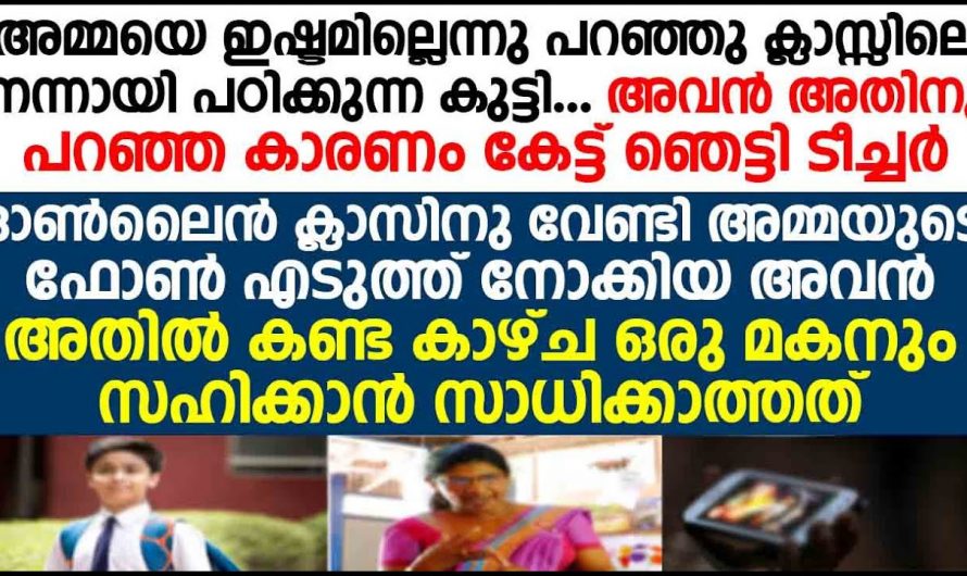 ഈ മകൻ അമ്മയെ വെറുക്കുവാൻ ഉണ്ടായ കാരണം നിങ്ങൾക്ക് അറിയാമോ