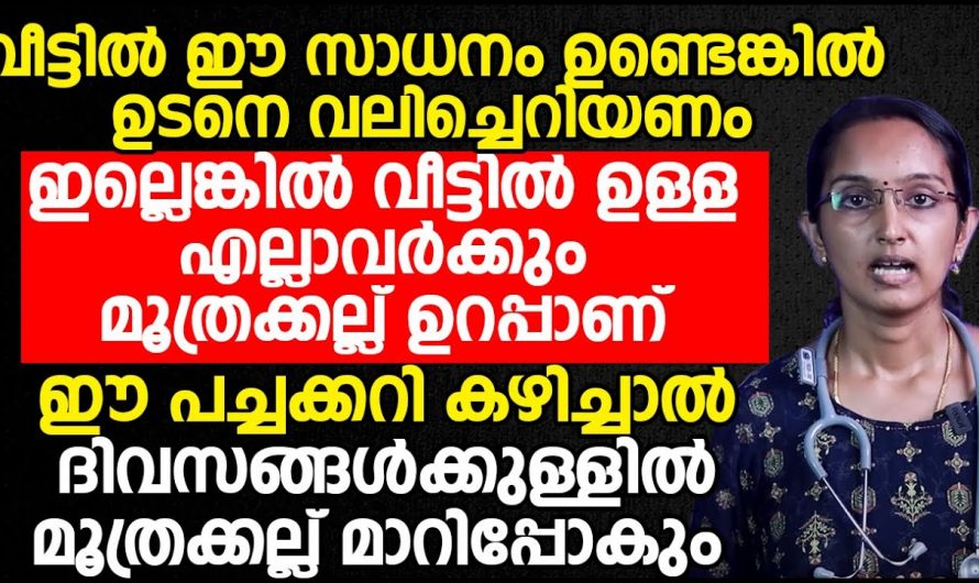 ഇത്തരം കാര്യങ്ങൾ മൂത്രത്തിൽ കല്ല് ഉണ്ടാകുന്നതിനേ കാരണമാകും…