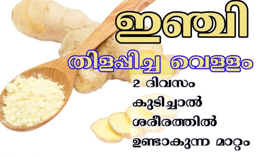 ഇഞ്ചി വെള്ളം കുടിച്ചാൽ ഉള്ള ആരോഗ്യ ഗുണങ്ങൾ