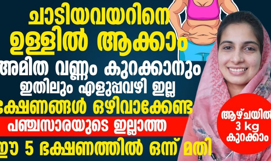 തടിയും  വയറും കുറച്ച് ആരോഗ്യം  സംരക്ഷിക്കാൻ കിടിലൻ വഴി.