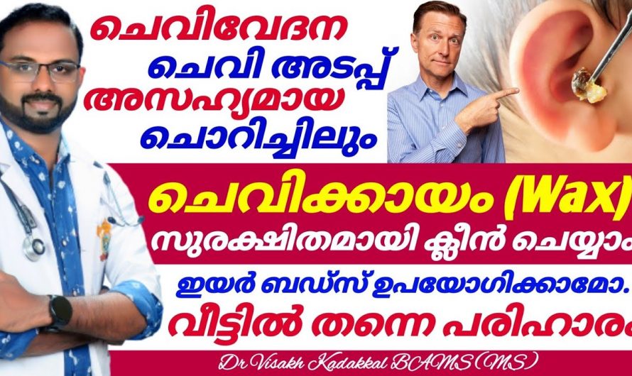 ചെവിവേദന ചെവിക്കായം നീക്കം ചെയ്യാൻ ബഡ്സ് വേണ്ട കിടിലൻ പ്രകൃതിദത്ത മാർഗ്ഗം…