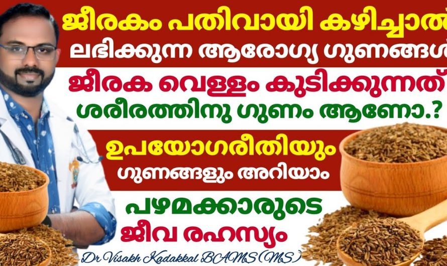 ജീരകത്തിന്റെ ഞെട്ടിക്കും ഔഷധഗുണങ്ങൾ…