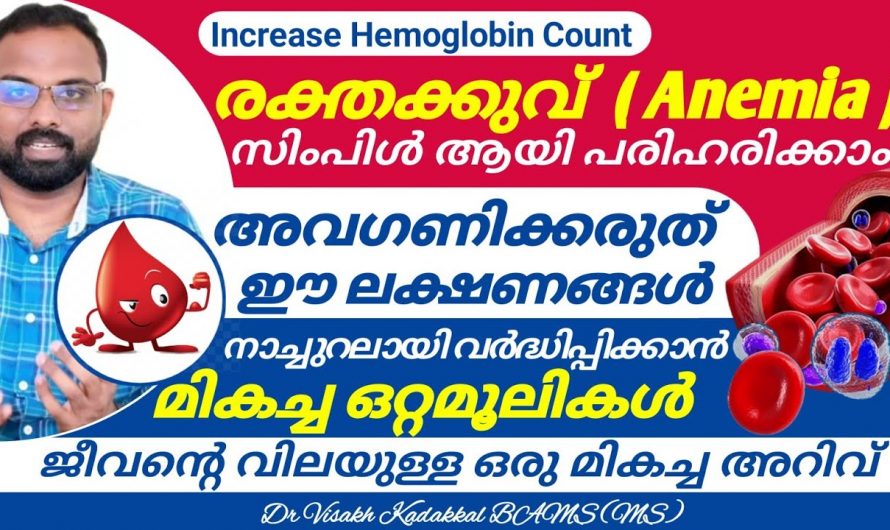 വളരെ എളുപ്പത്തിൽ രക്തക്കുറവ് അല്ലെങ്കിൽ അനീമിയ മാറ്റിയെടുക്കാം🤔