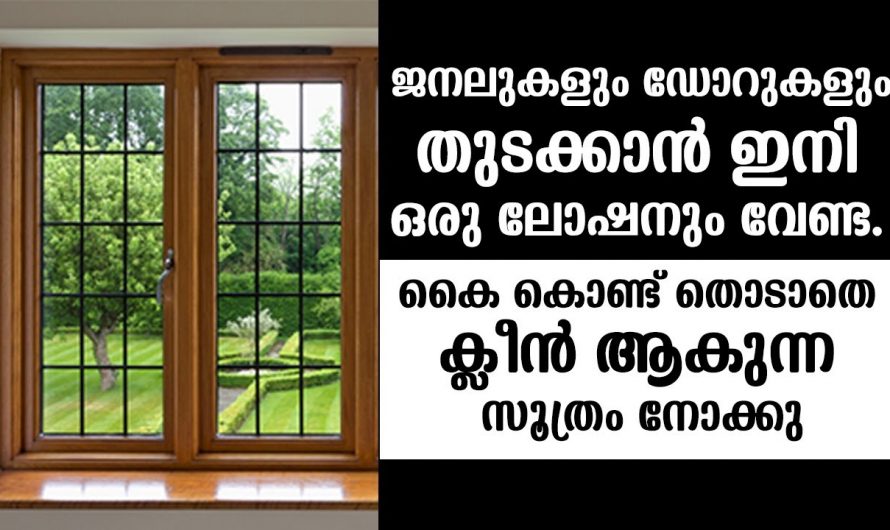 ജനൽ കമ്പികളും പാളികളും ഡോറുകളും എപ്പോഴും വൃത്തിയോടെ ഇരിക്കാൻ..👌