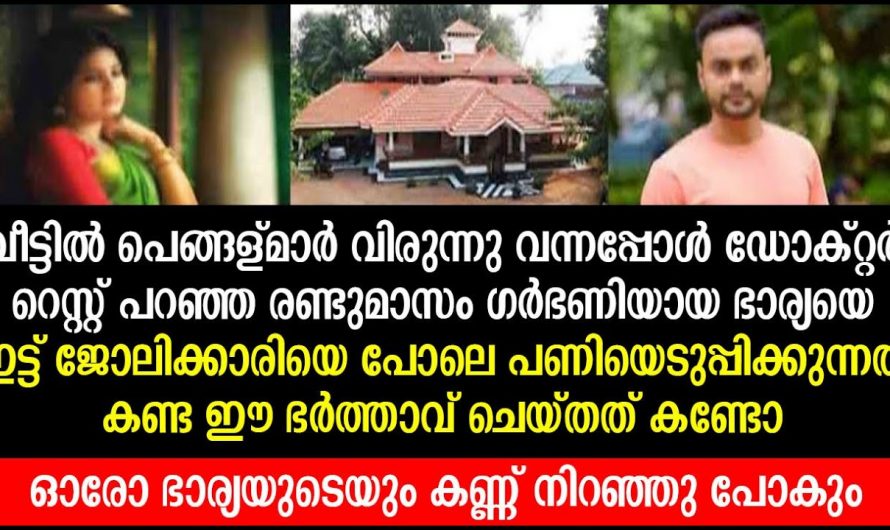 ഭാര്യയെ വീട്ടിൽ ജോലിക്കാരിയായി കണ്ടപ്പോൾ ഈ ഭർത്താവ് ചെയ്തത് കണ്ടോ…