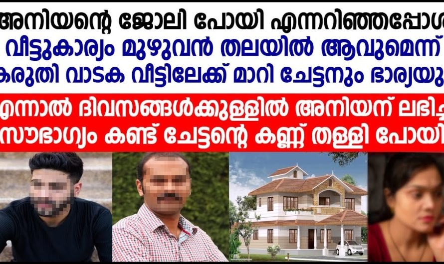 ജോലിയില്ലാത്തതിന്റെ പേരിൽ അനിയനെ ഉപേക്ഷിച്ചു എന്നാൽ അനിയനെ കിട്ടിയ സൗഭാഗ്യം അറിഞ്ഞപ്പോൾ..