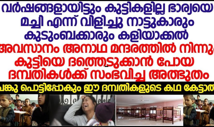 ഈ കുട്ടികളില്ലാത്ത ദമ്പതികൾക്ക് സംഭവിച്ചത് കണ്ടോ…