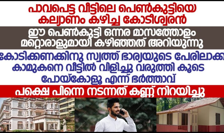 പാവപ്പെട്ട വീട്ടിലെ പെൺകുട്ടിയെ വിവാഹം ചെയ്ത കോടീശ്വരന്റെ ജീവിതത്തിൽ സംഭവിച്ചത് കണ്ടോ.