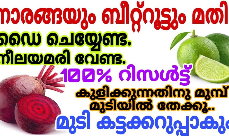 തലമുടിയിലെനര പരിഹരിക്കാം കെമിക്കലുകൾ ഇല്ലാതെ വളരെ എളുപ്പത്തിൽ…