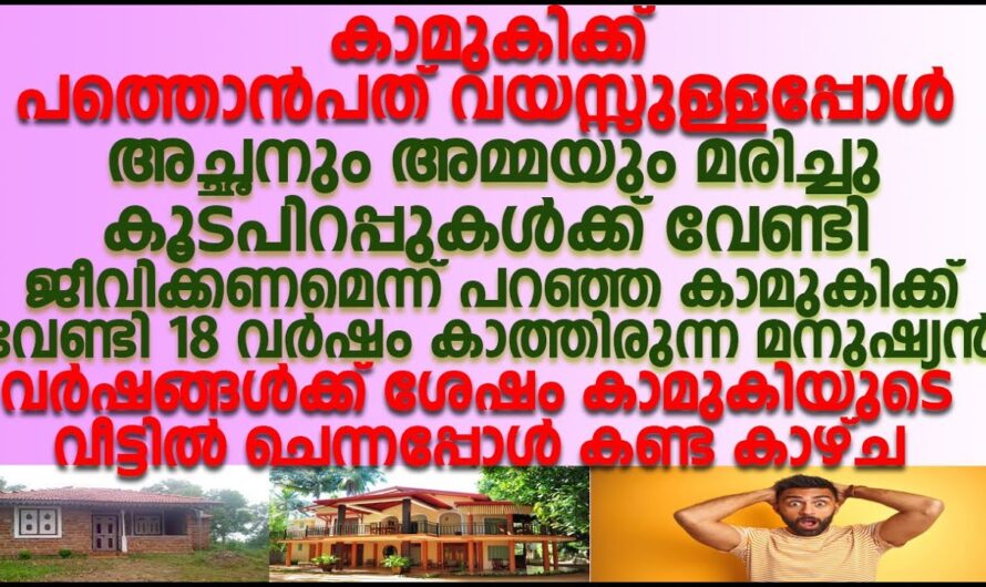 പ്രണയസഖിക്ക് വേണ്ടി വർഷങ്ങൾ കാത്തിരുന്നു അവസാനം പ്രണയസഖിയുടെ ജീവിതം കണ്ടപ്പോൾ ഞെട്ടിപ്പോയി.